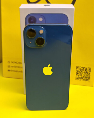 ايفون 13 – 128 جيجا – أزرق نسبة البطارية 80% مستعمل كالجديد