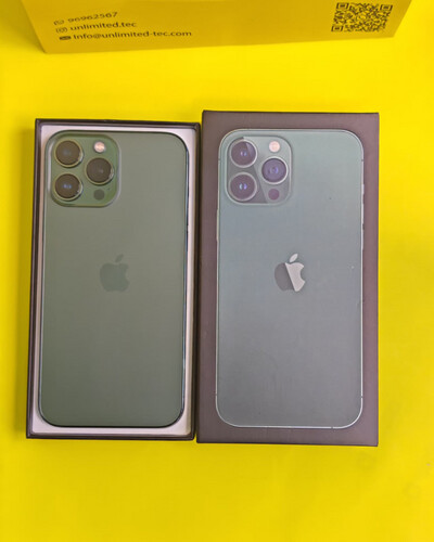 ايفون 13 برو ماكس – 128 جيجا – أخضر بطارية 88% مستعمل نظيف