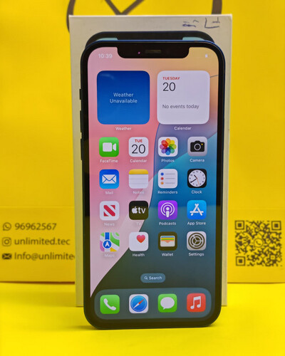 ايفون 12 – 128 جيجا – أزرق بطارية 76% مستعمل كالجديد