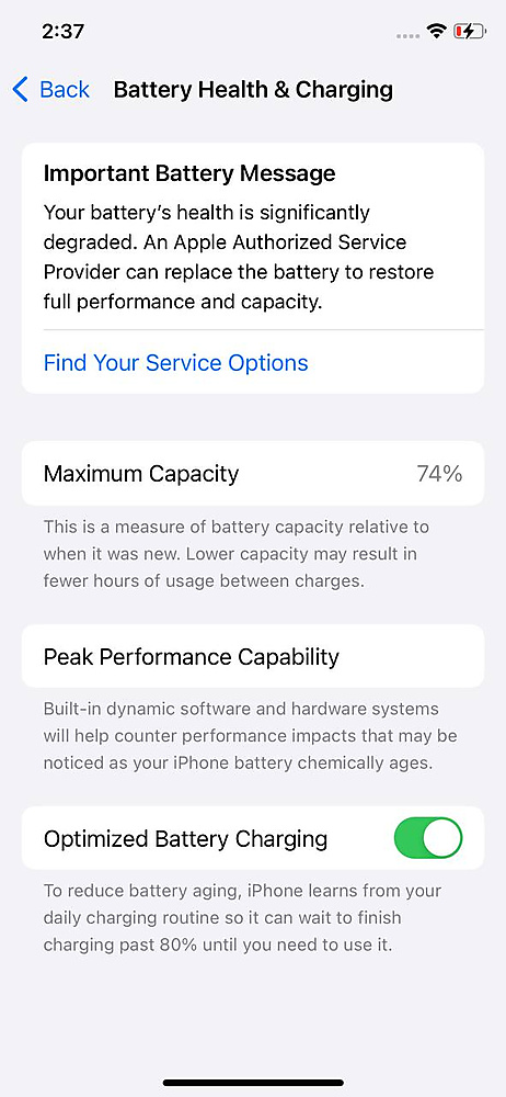 ايفون 11 برو – 512 جيجا – ذهبي بطارية 74% مستعمل كالجديد