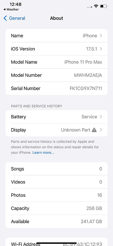 ايفون 11 برو ماكس – 256 جيجا – أخضر بطارية 79% مستعمل نظيف