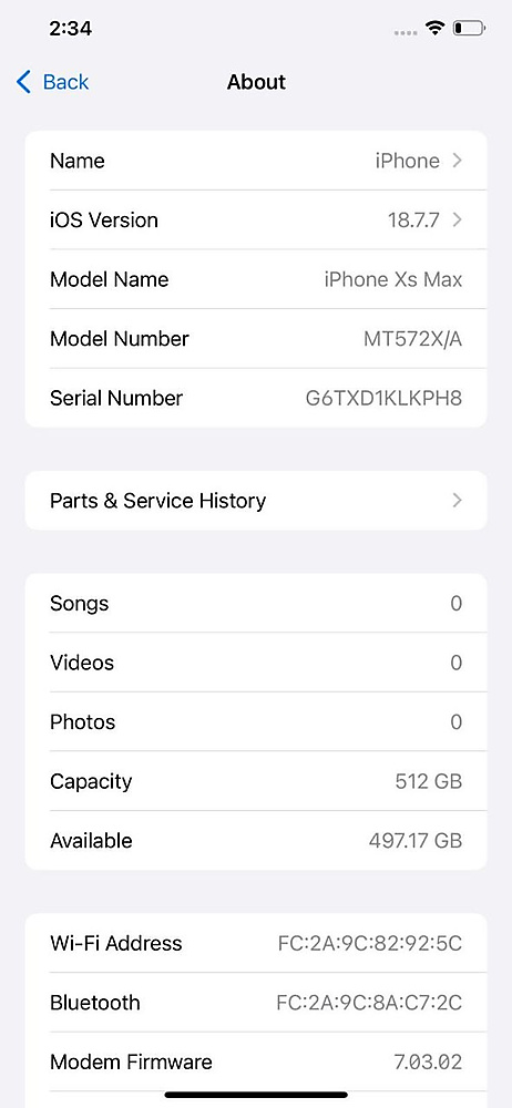 ايفون Xs ماكس – 256 جيجا – ذهبي بطارية 82% مستعمل كالجديد