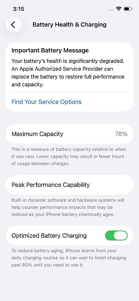 ايفون 12 برو – 128 جيجا – رمادي بطارية 78% مستعمل نظيف