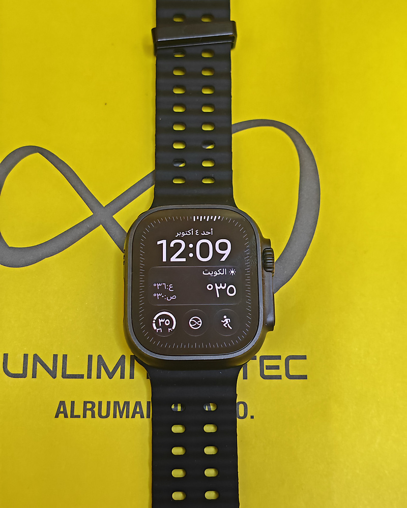 Apple Watch Ultra 2 49mm Black Titanium – Battery 96% With Box Used Like New