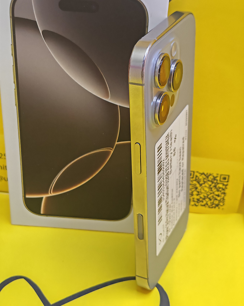 iPhone 16 Pro 512GB Natural Titanium – Battery 88% With Box Used Like New