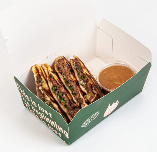 Smokin arayes burger