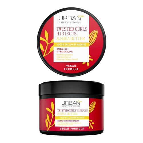 تجعيدات الشعر الملتوية من أوربان كير برائحة الكركديه وزبدة الشيا