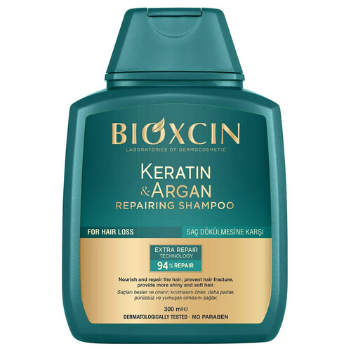 BIOXCIN KERATIN & ARGAN REPAIRING SHAMPOO 300ML