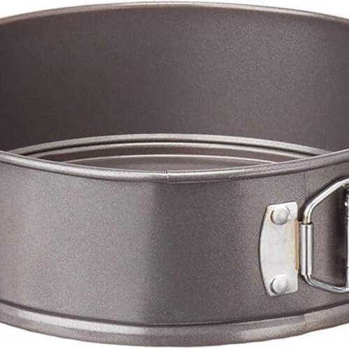 Basics Non-Stick Round Springform Pan, 9-Inch, Stainless Steel