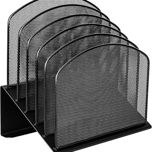 Basics Mesh Five-Slot Sorter