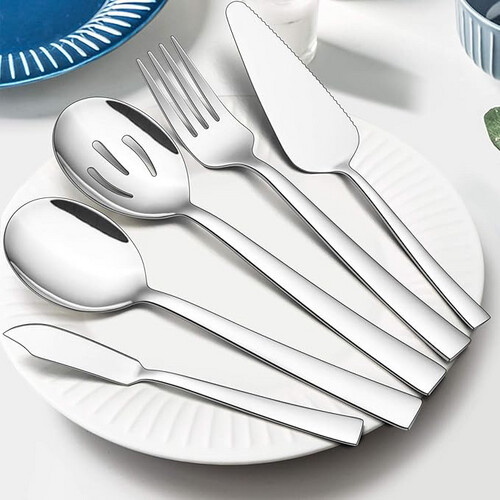 5-Piece Serving Utensils, Stainless Steel