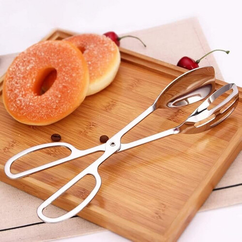 Serving Tongs for Buffet Party Catering, Thickening Food Serving Salad Cake Bread Kitchen Tongs, Sta