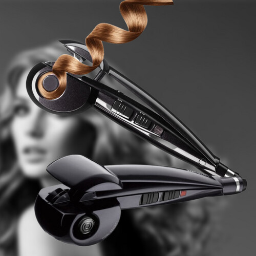 Professional hair curling iron