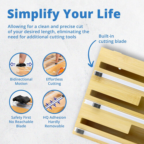 Kitchen Roll Organizer Box