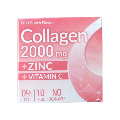 Collagen 2000 mg + Zink & Vitamin C – Fruit Punch