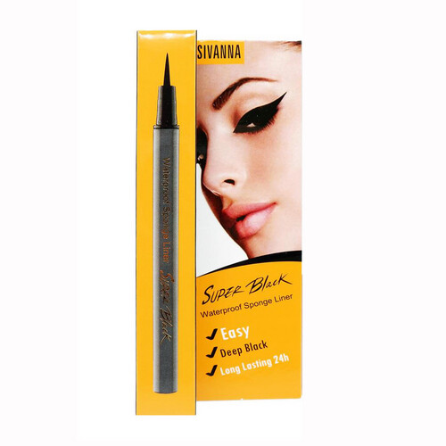 Sivanna Waterproof Spong Liner Super Black -Q-