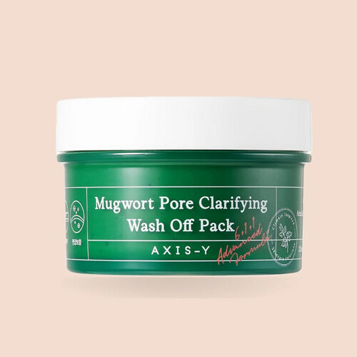 AXIS-Y MUGWORT PORE CLARIFYING WASH OFF PACK- FOR ALL SKIN TYPES -A-