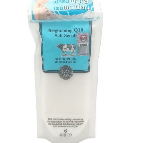 Scentio Milk Plus Whitening Q10 Salt Scrub -P-