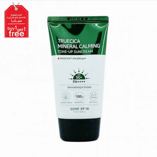 Some By Mi Truecica Mineral Calming SPF50+- Tone-Up Suncream -A-
