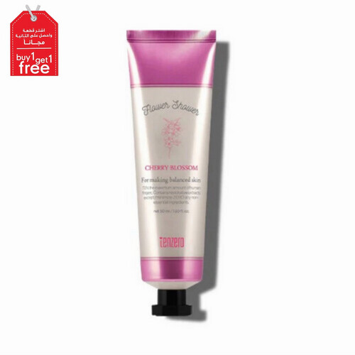 TENZERO FLOWER SHOWER HAND & NAIL CREAM CHERRY BLOSSOM -A-
