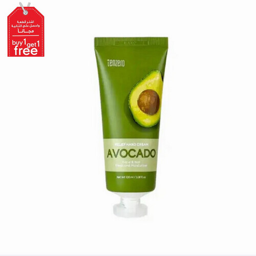 Tenzero Relief Hand Cream Avocado -E-