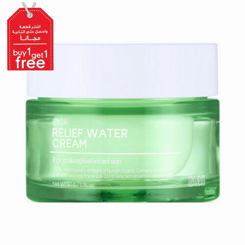Tenzero Cica Relief Water Cream -C-