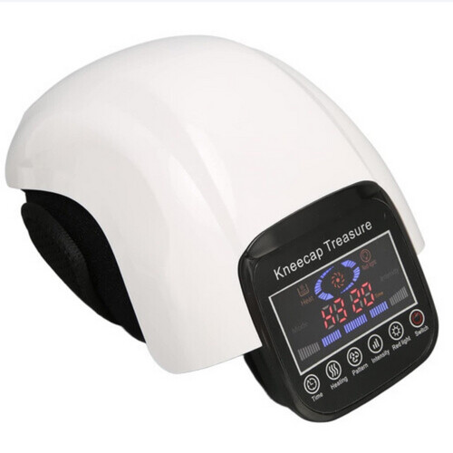 Air vibration and heat knee massager