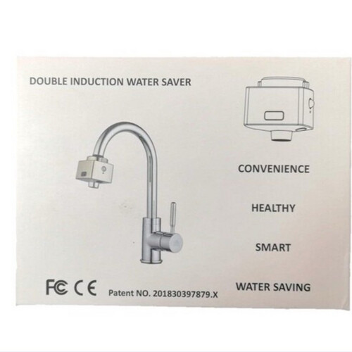 Electronic water saving mixer
