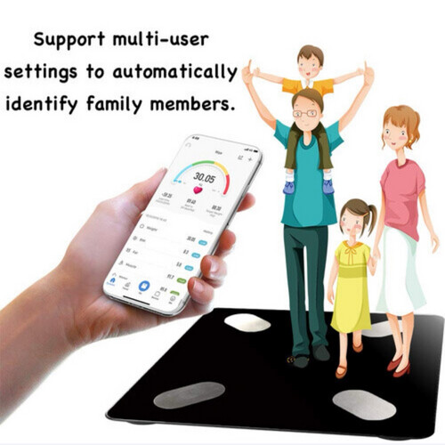 Smart digital scale for measuring body weight