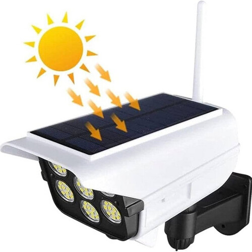 solar-powered spotlight