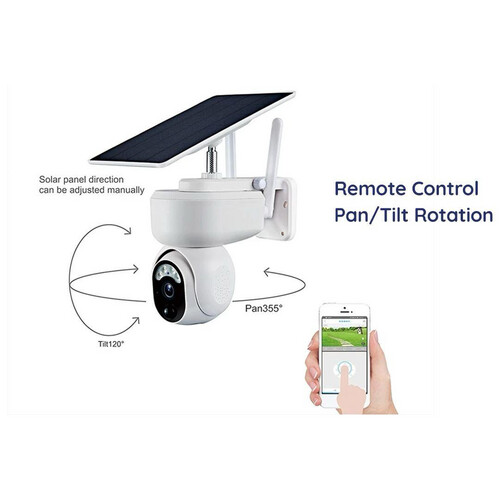 Intelligent Solar Energy Alert PTZ Camera