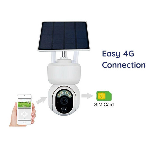 Intelligent Solar Energy Alert PTZ Camera