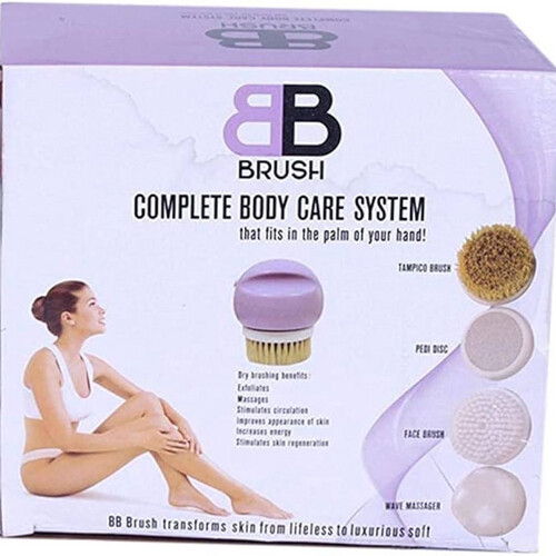 4-in-1 Complete Body Care System Brush Set