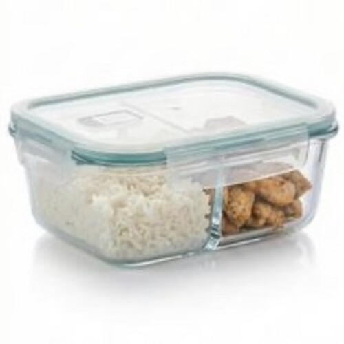 600ml glass food storage container