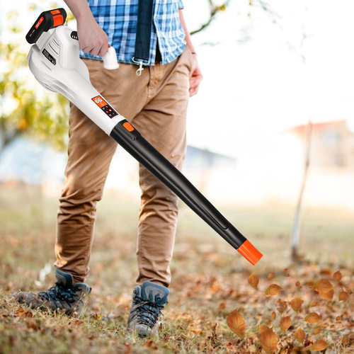 American plug Leaf Blower Cordless Portable Handheld w/2 Battery & Charger US Plug