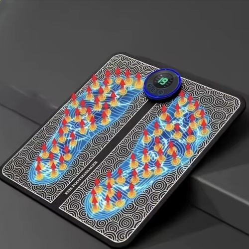 Foot massager with electrical muscle stimulation technology