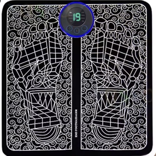 Foot massager with electrical muscle stimulation technology