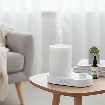 The Pro Deco Pharma GSE Aerodiffuser essential oil diffuser is ideal for home and office use.