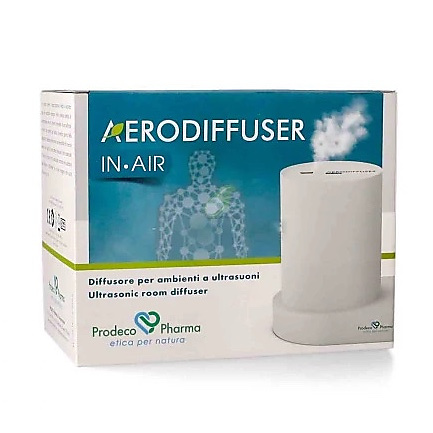 The Pro Deco Pharma GSE Aerodiffuser essential oil diffuser is ideal for home and office use.