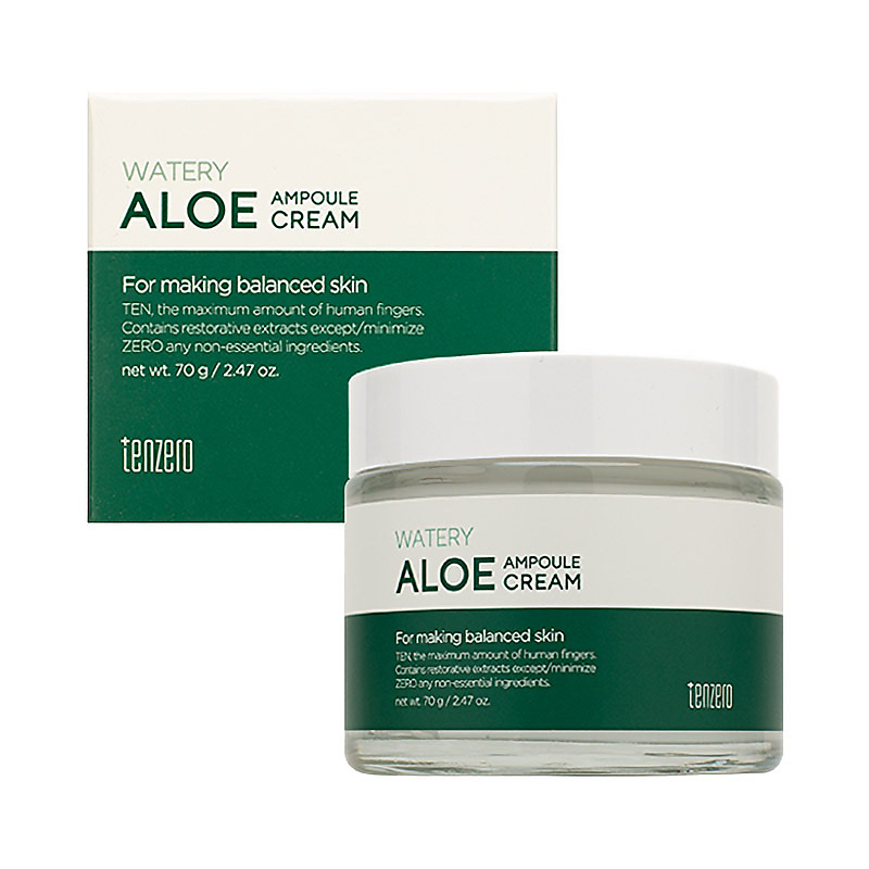 TENZERO Watery Aloe Ampoule Cream -A-