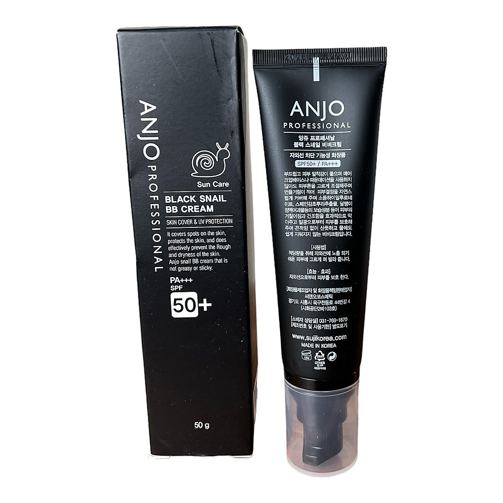 ANJO Professional Black Snail BB Cream 50g SPF50+ -A-