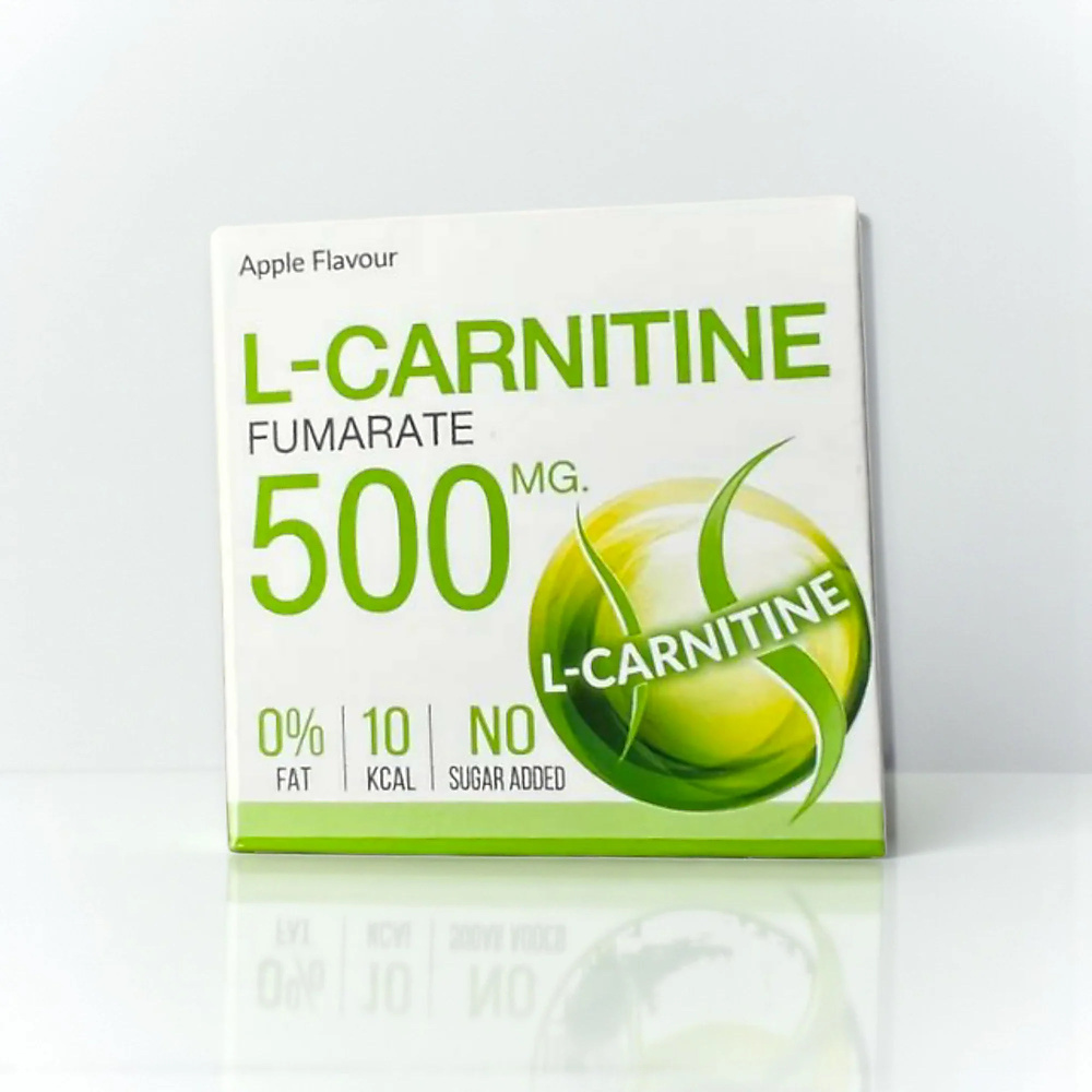 L-Carnitine Fumarate 500mg Dietary Supplement, Apple Flavor