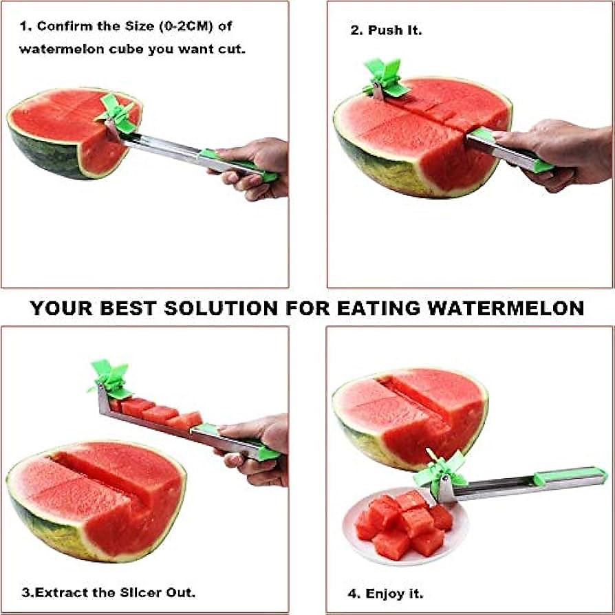 Watermelon Cutter Windmill Shape Plastic Slicer for Cutting Watermelon