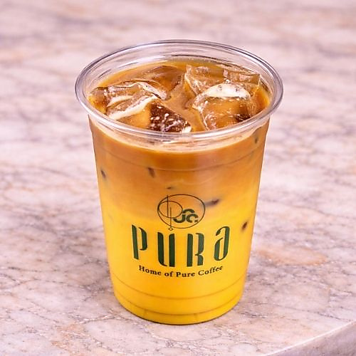 Iced Saffron Latte