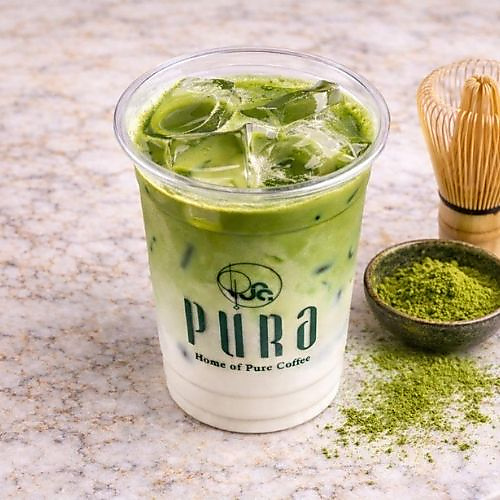 Iced Matcha Spanish Latte