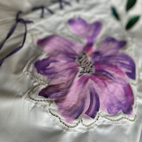 قميص الخيوط - بنفسجي