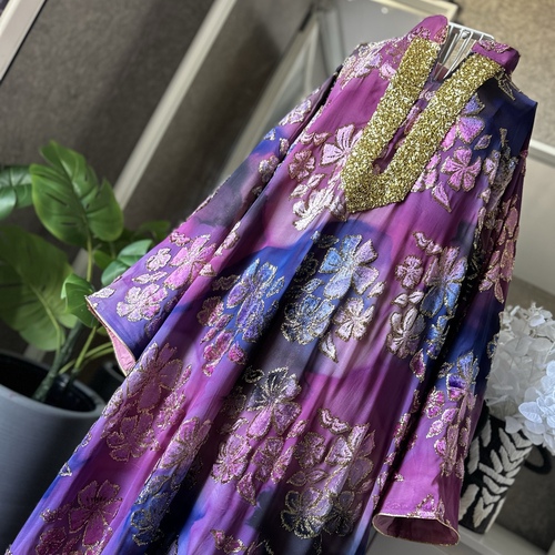 شيفون   -بنفسجي وردي