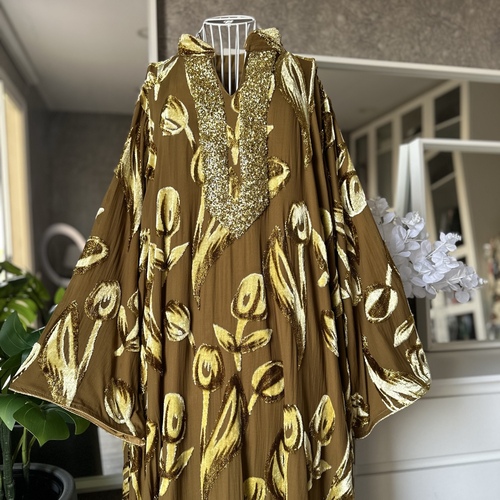 شيفون زري - بني