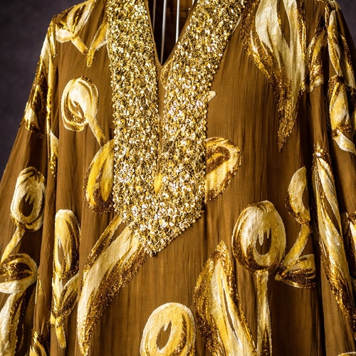 شيفون زري - بني