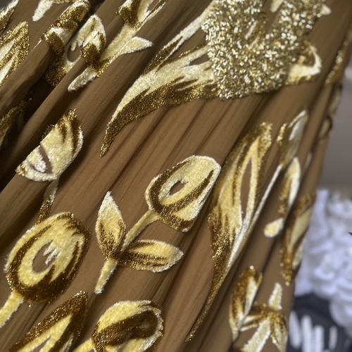 شيفون زري - بني